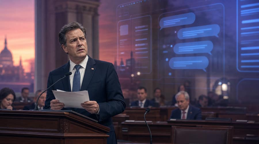 A New Brunswick lawmaker read his AI chatbot's rewriting instructions aloud in the legislature and didn't notice