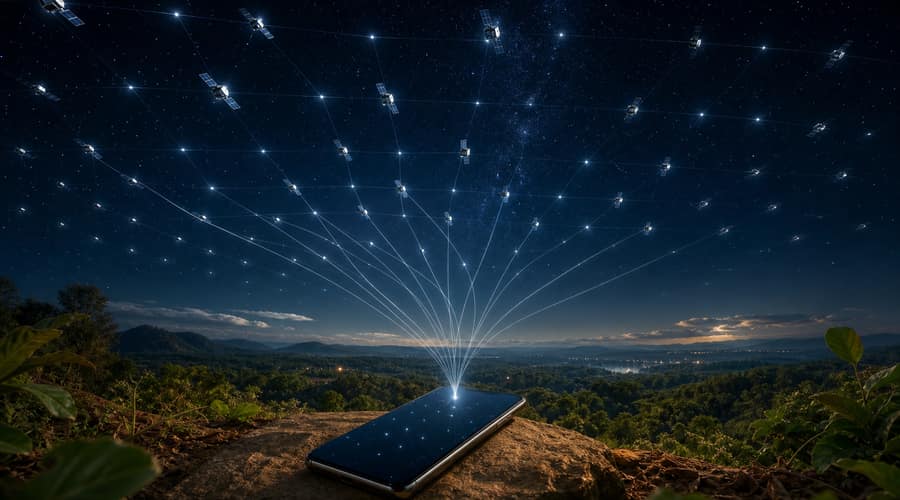 Amazon files to put 5,105 satellites over every phone on earth and route around the carriers